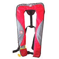 First Watch 24 Gram Inflatable PFD - Manual - Red/Grey